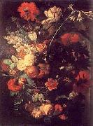 Jan van Huysum Vase of Flowers on a Socle oil painting picture wholesale